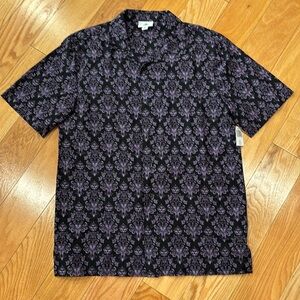 Disney HAUNTED MANSION button front shirt
